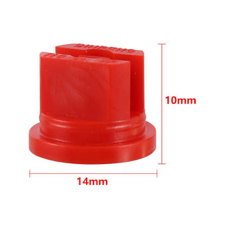  Fan Shaped Nozzle-VP110-02 - Red